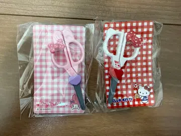 산리오 시크릿 미니 문구형 마그넷 가위 헬로키티 마이멜로디