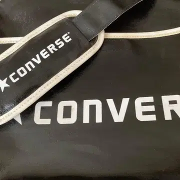 CONVERSE 숄더백 블랙 헤이세이 레트로 초레어
