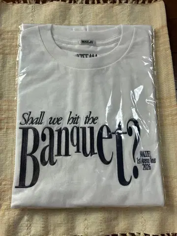 MAZZEL Shall we hit the Banquet? 티셔츠