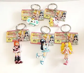 피규어 키링 빛의 전사 프리큐어 Max Heart 5종 세트