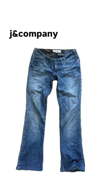 J&Company 로우라이즈 데님 부츠컷 데님 25인치 헤이세이 y2k