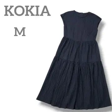 KOKIA 여성용 원피스 플리츠 롱 M