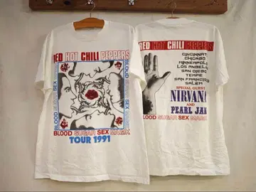 [ L ] Red Hot Chili Peppers 1991 투어 티셔츠