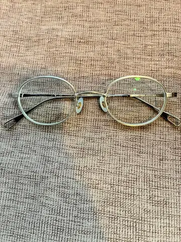 Zoff UNITED ARROWS 오벌 안경 티타늄 실버