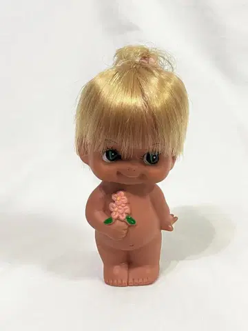 쇼와 레트로 세키구치 로라 인형 소프트 비닐 빈티지