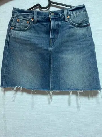 Levi's 데님 미니 스커트 컷오프 새상품급