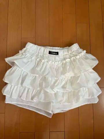 레이어드 티어드 숏팬츠