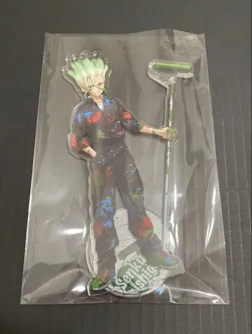 Dr.STONE 이시가미 센쿠 아크릴 스탠드 대시 스토어 페인트 초기