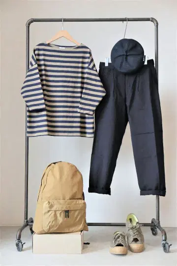 maillot border drop shoulder T-shirts