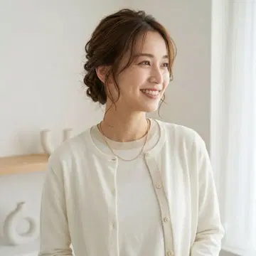pas de calais 파드칼레 가디건 코튼 실크
