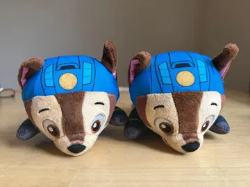 파우 패트롤 체이스 봉제 인형 2체 세트