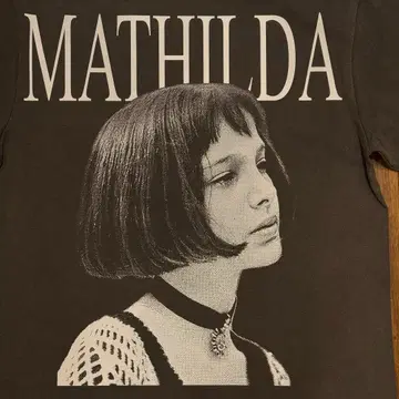 선착순 LEON MATHILDA 레온 마틸다 Tee 페이드 그레이