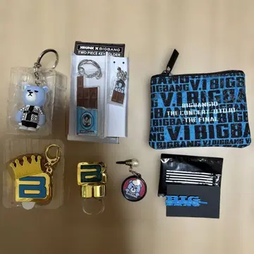 BIGBANG KRUNK V.I 굿즈 세트 키링 파우치