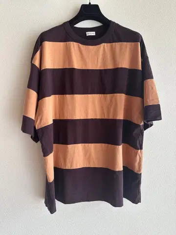DRIES VAN NOTEN 크루넥 보더 T셔츠 large