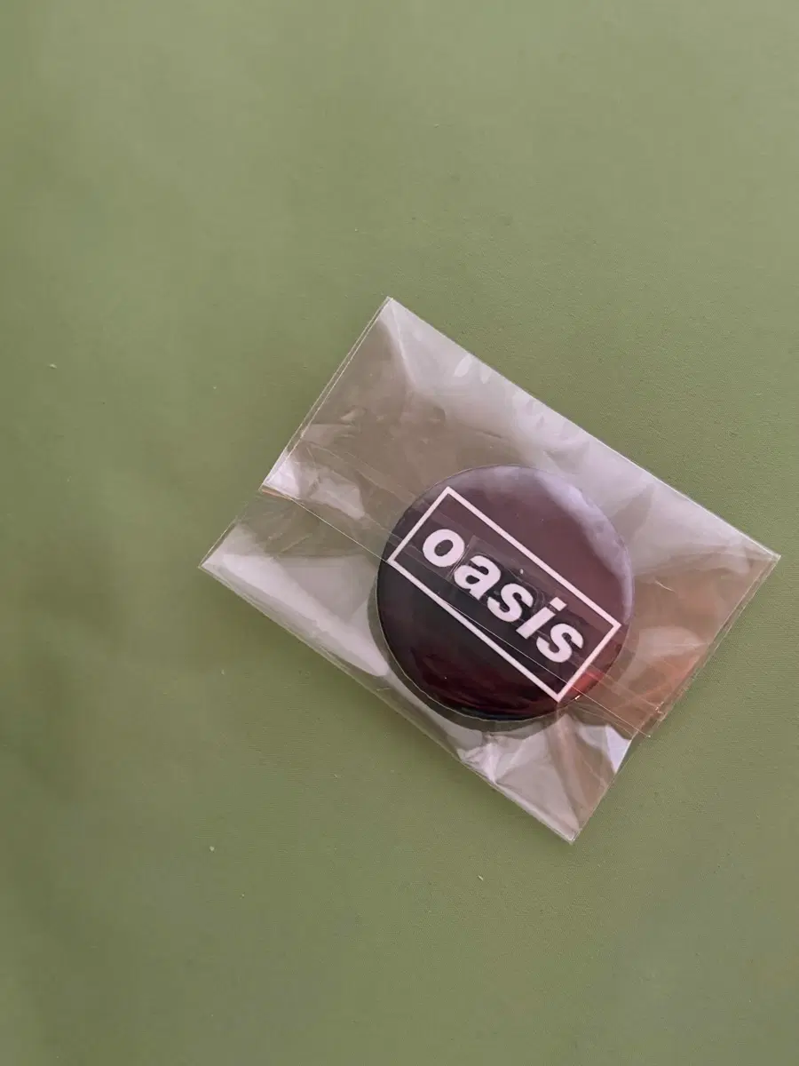 (새상품) Oasis 오아시스 뱃지 굿즈