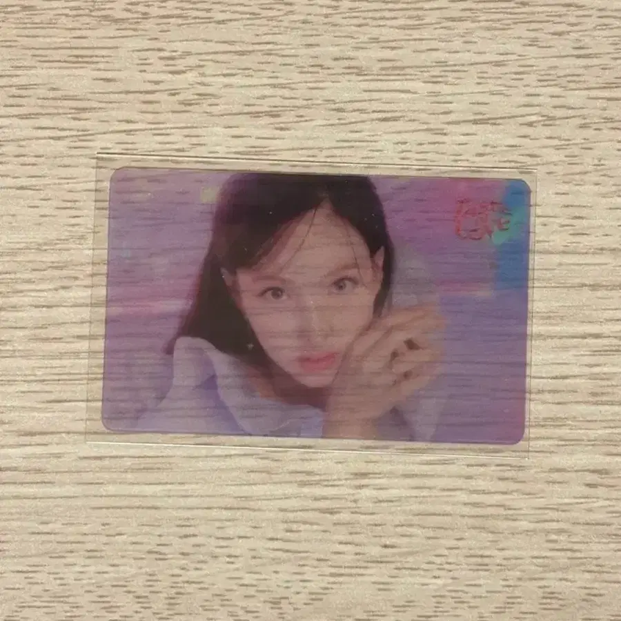 트와이스 나연 알콜프리 특전 포카 알라딘