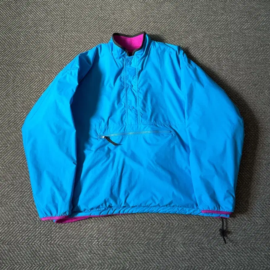 90s GAP 올드갭 리버시블 나일론 플리스 풀오버 (110)