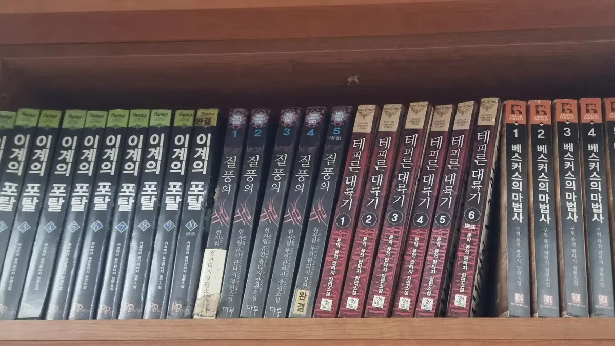 질풍의류 1-5 완 현자림 퓨전판타지 소설