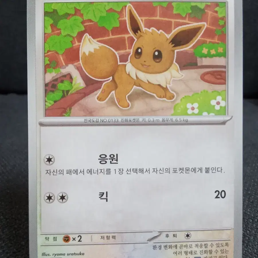 포켓몬 카드 이브이 SV3 091/108 C