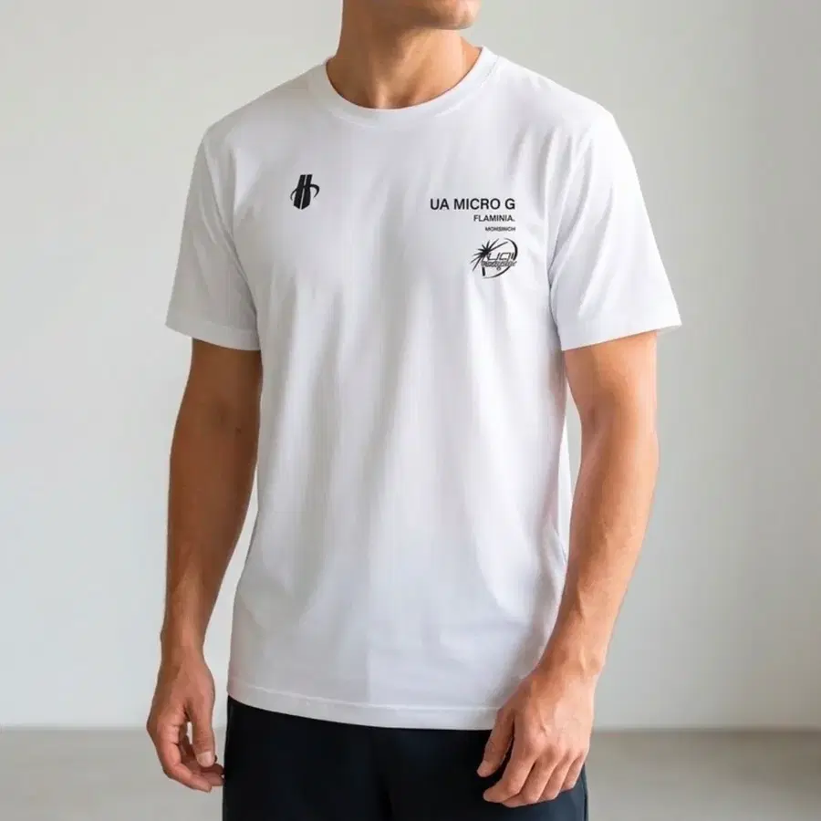 95호/100호 남성 기능성 반팔티 흡한속건 운동티 통풍 스판 스포츠 티셔츠