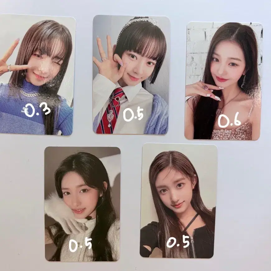 아이브 포카 팝니다 (장원영, 이서, 레이)