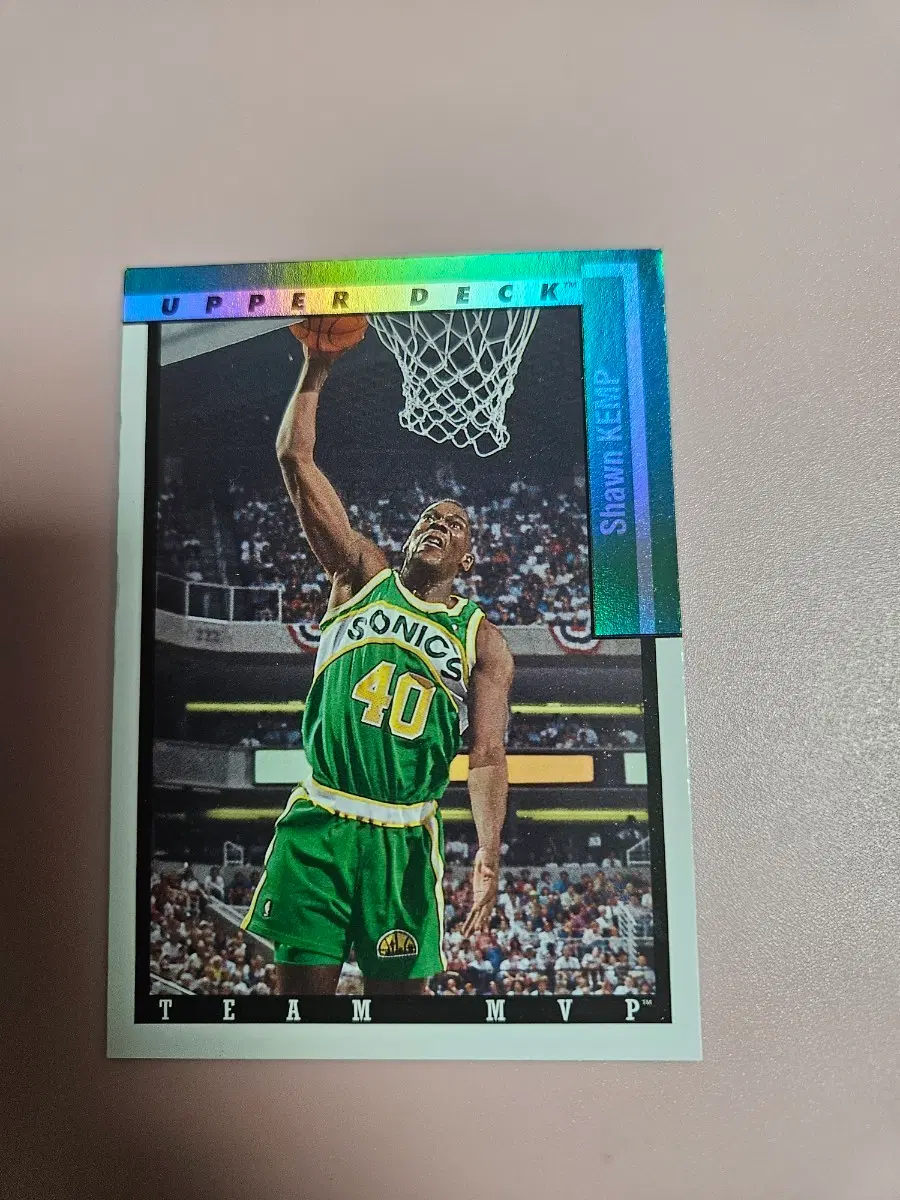 NBA)숀 켐프 1993 Upper Deck Team MVP