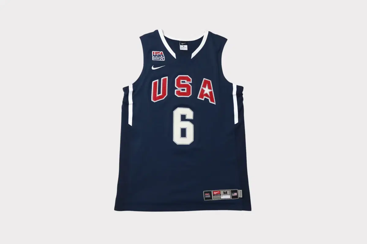 [M] 나이키 2010 USA 르브론 제임스 어센틱 어웨이 져지