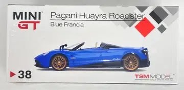 TSM MODEL 1/64MINI GT Pagani Huayra Roadster Blue Francia(RHD) 38-R