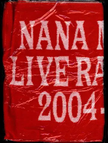 LIVE RAINBOW 2004-2005 미즈키 나나 스테이지 타월 (빨간색)