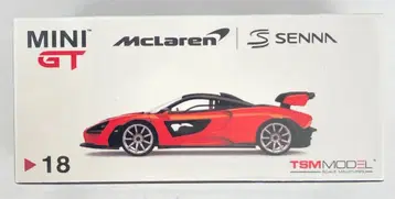 TSMMODEL 1/64MINI GT MGT00018-R McLaren Senna Mira Orange(RHD) 18-R