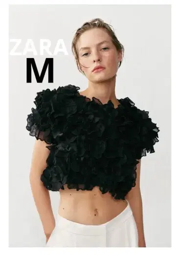 ZARA 텍스처 니트탑 M