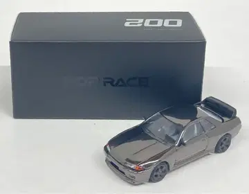 POP RACE 1/64 R32 GT-R 다크 크롬