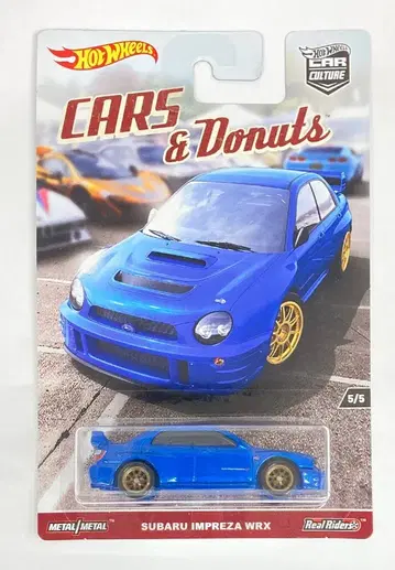MATTEL CARS&Donuts 5/5 HOTWHEELS SUBARU IMPREZA WRX 5/5