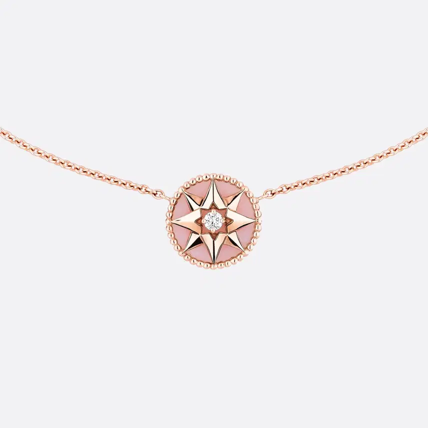 디올 [정품] 디올(DIOR) 로즈 드 방(Rose des Vents) 다이아 목걸이 사진 5