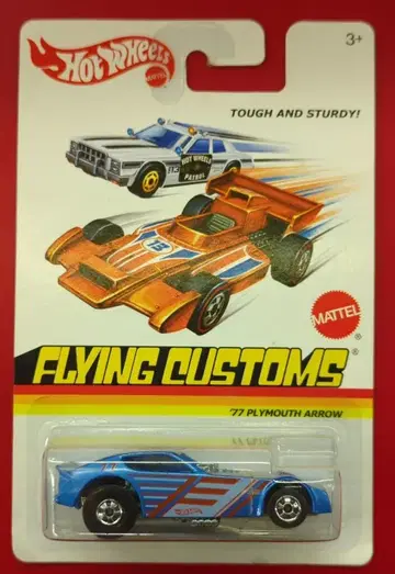 MATTEL FLYING CUSTOMS HOTWHEELS '77 PLYMOUTH ARROW X8186