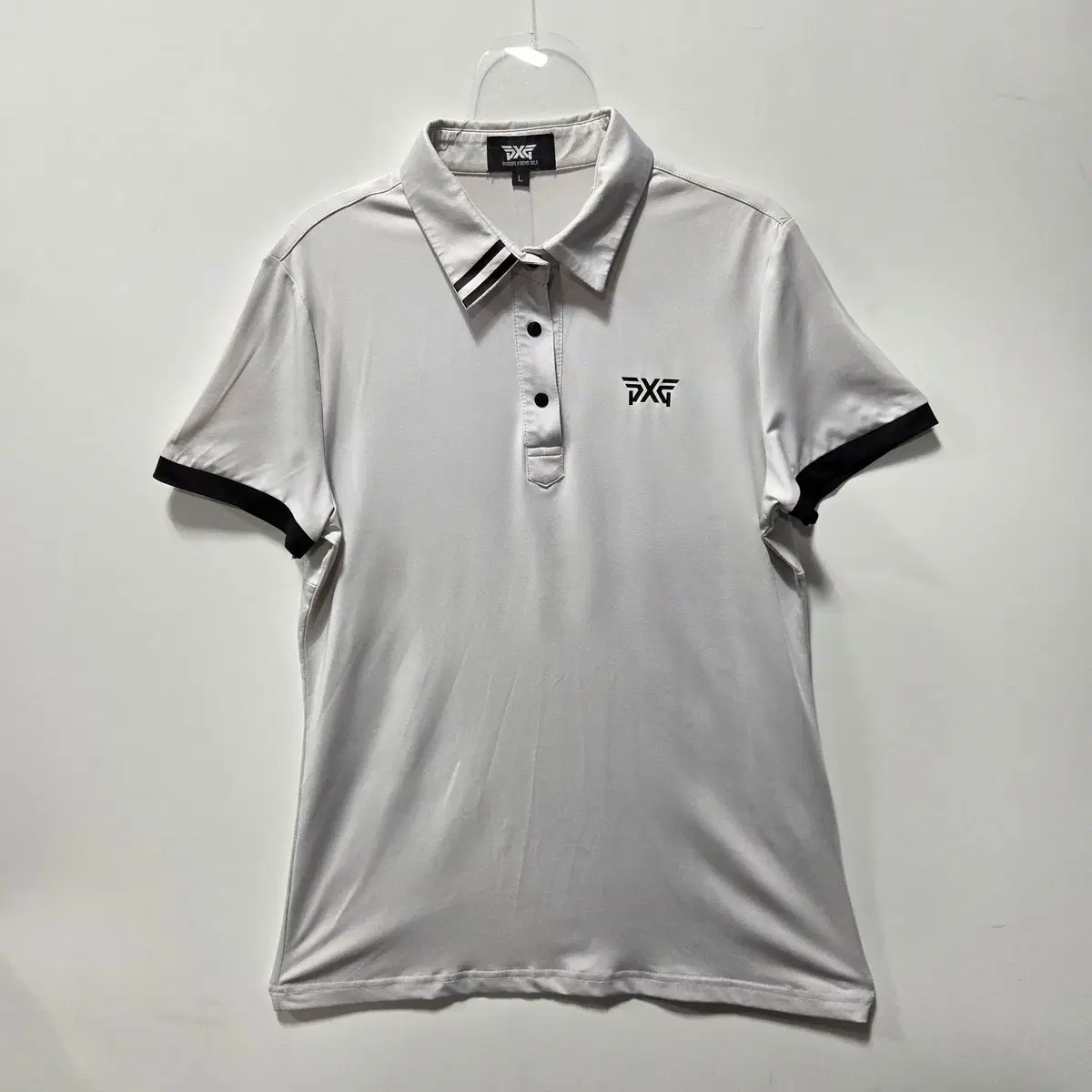 PXG 여성 화이트 기능성 골프 카라 반팔 L 26072208