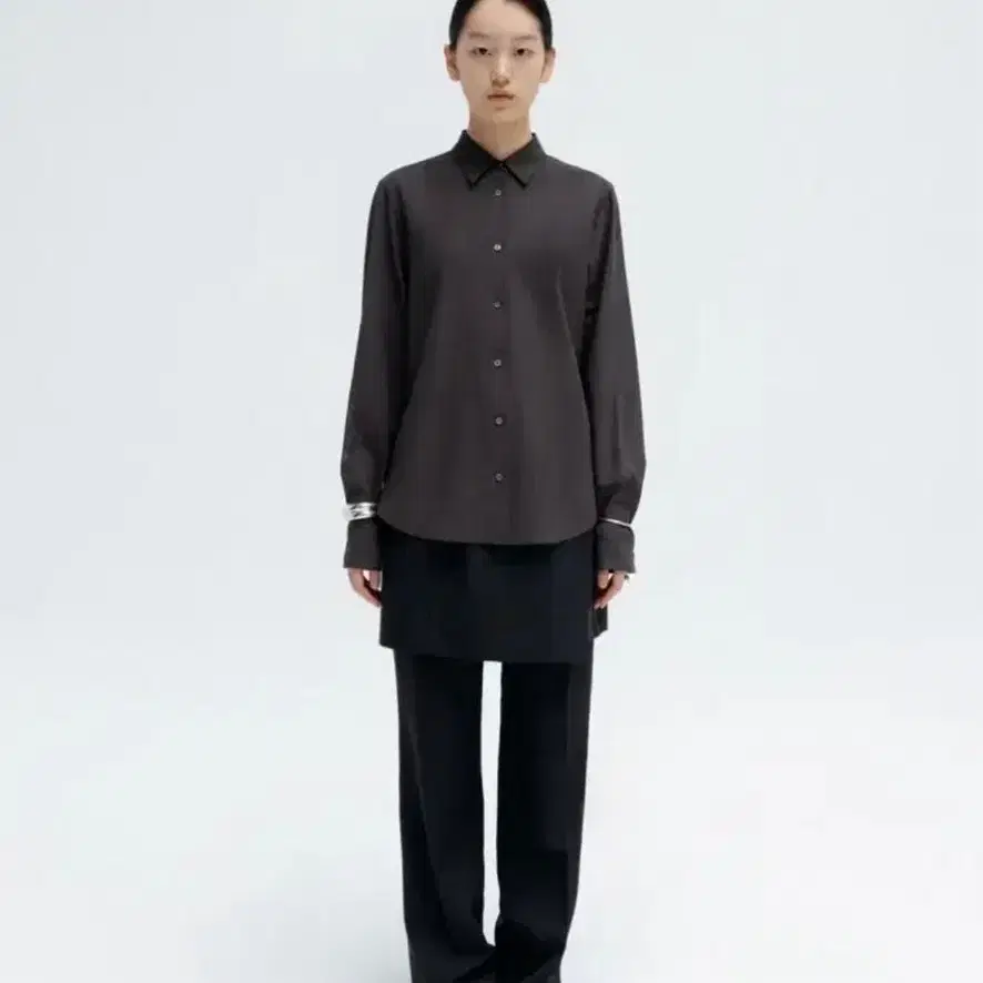 LFM 렉스핑거마쉐 Airy wool shirt (brown)
