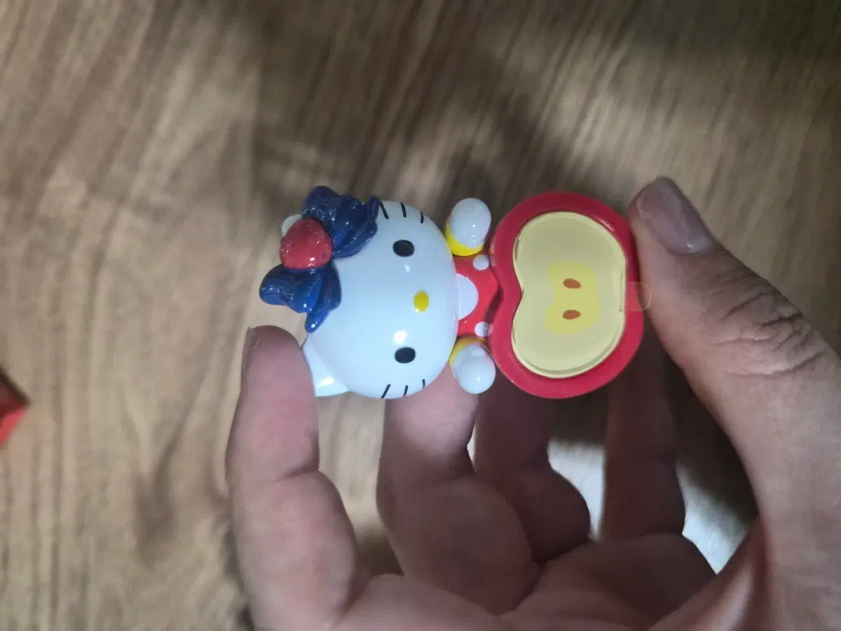 산리오 키티 사과히퍼(파란리본)