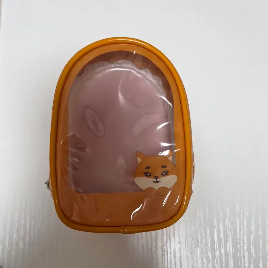 클리어 플러시 파우치 케