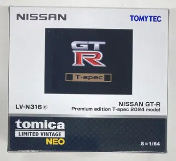 TOMYTEC TOMICA LIMITED VINTAGE NEO NISSAN GT-R 프리미엄 에디션 T-spec 2024 모델 (화이트) TLVN316c