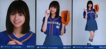 노기자카46 2023년 9월 랜덤 브로마이드 토미사토 나나 2023.September 베이스볼 셔츠 2023 컴프