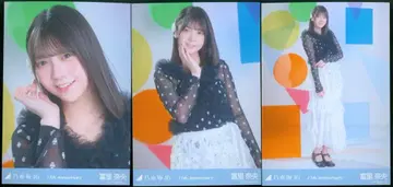 노기자카46 회장 한정판 브로마이드 토미사토 리나 13th Anniversary 3장 컴프