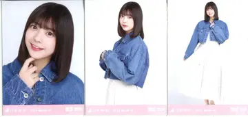 노기자카46 WebShop 한정판 토미사토 리나 2024.March-IX 데님 자켓 컴프