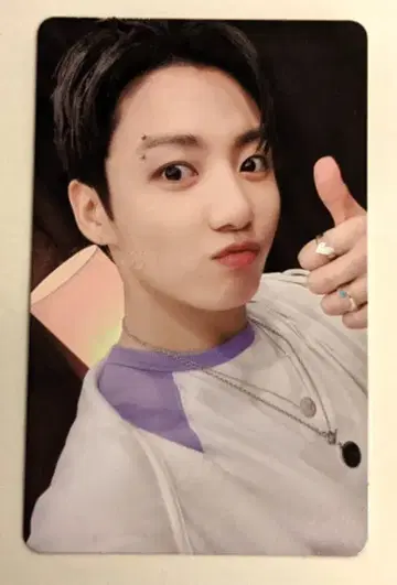BTS 2021 MUSTER SOWOOZOO JUNG KOOK 트레이딩 카드 보라색