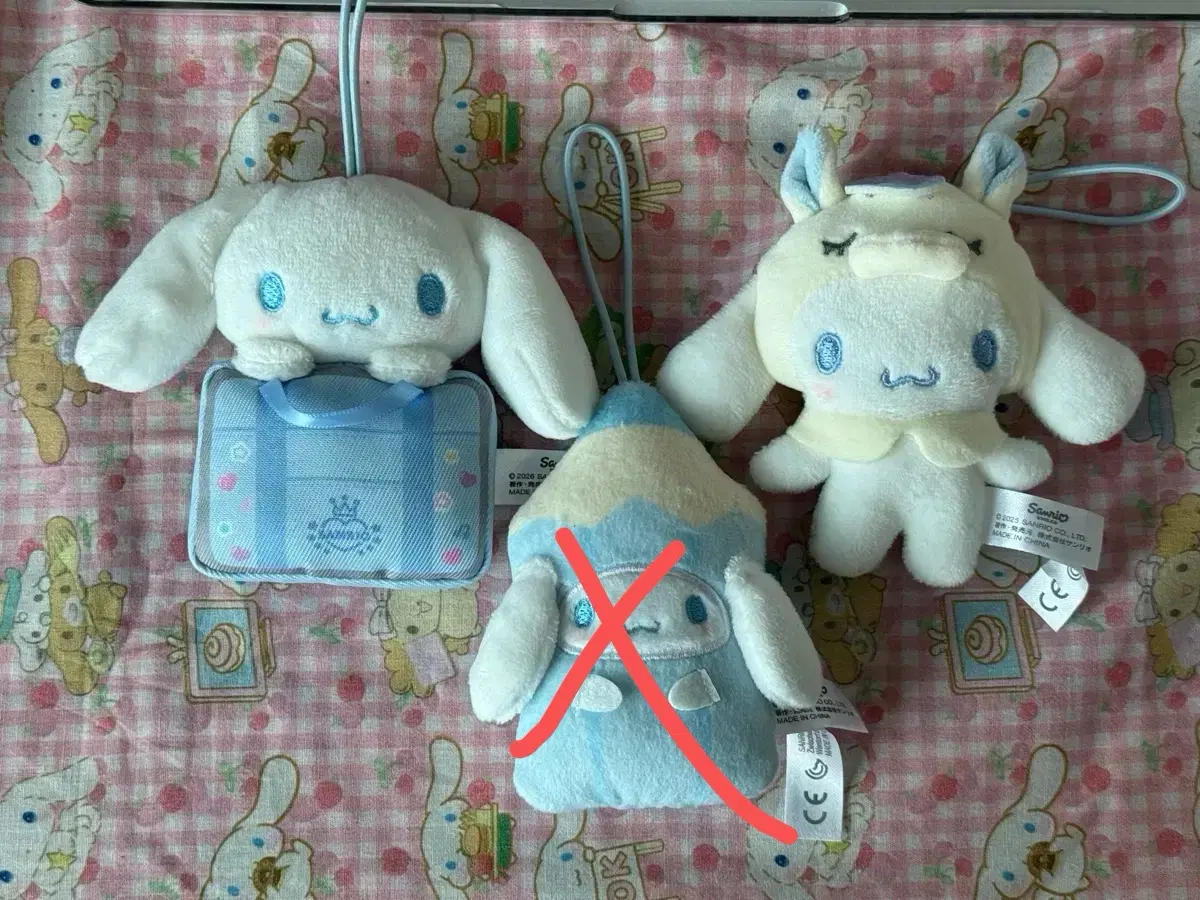 시나모롤 랜덤 키링 인형 가챠 (단순전시, 상자 없음)