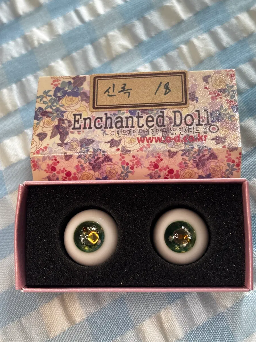 Enchanted Doll 인첸티드 안구 신록 18mm