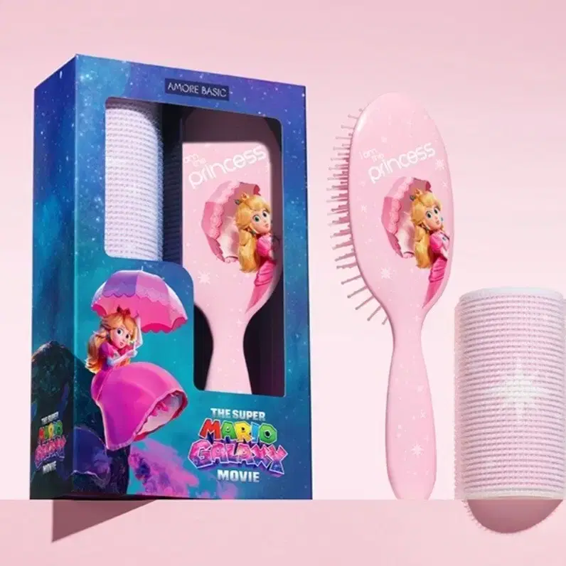 아모레 슈퍼마리오 헤어 브러쉬 세트 새상품
