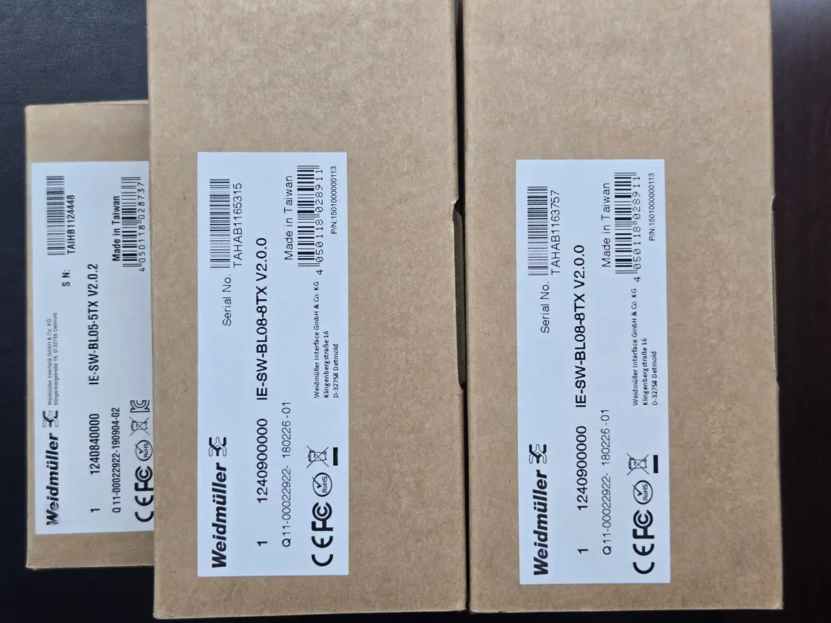바이드뮬러 산업용 이더넷 허브 8포트 IE-SW-BL08-8TX / 5포트 IE-SW-BL05-5TX