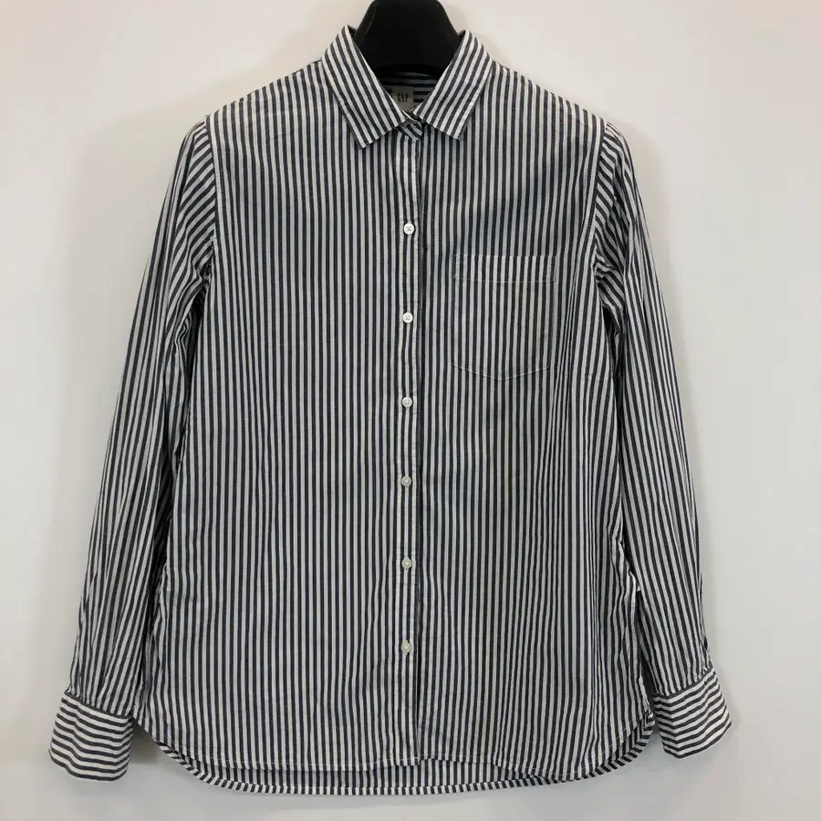 GAP 포플린 스트라이프셔츠 여성 XS