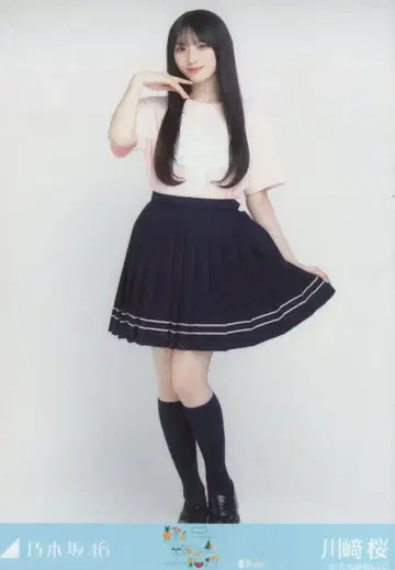 노기자카46 회장 한정판 브로마이드 카와사키 사쿠라 한여름 전국 투어 2025 티셔츠 카가와ver. 히키
